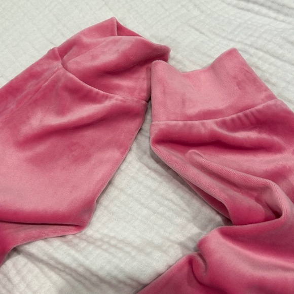 XS Hot Pink Pink Velour L/S shirt- LIKE BRAND NEW - Picture 8 of 8